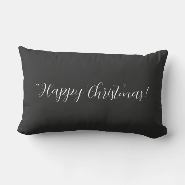 Cojín Lumbar Feliz Navidad texto Dulces Sueños (Reverso )