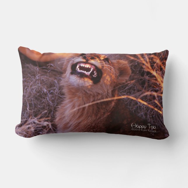 Cojín Lumbar Feliz Tau (Anverso)