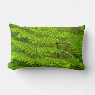Cojín Lumbar Fern Fronds III Naturaleza verde Botánica