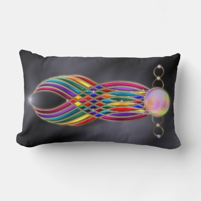 Cojín Lumbar Festín de joyas Pillow (Anverso)