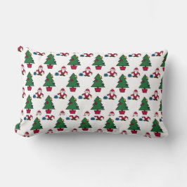 Cojín Lumbar Festive Santa Christmas Pillow