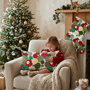 Cojín Lumbar Festive Snowflakes, Stars & Holiday Branches