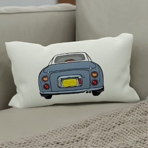 Cojín Lumbar Figarras Lapis Gray Figaro Coche Silueta Repletada