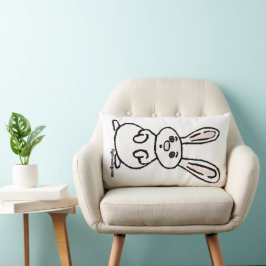 Cojín Lumbar figdewdrop Bunny Throw Pillow