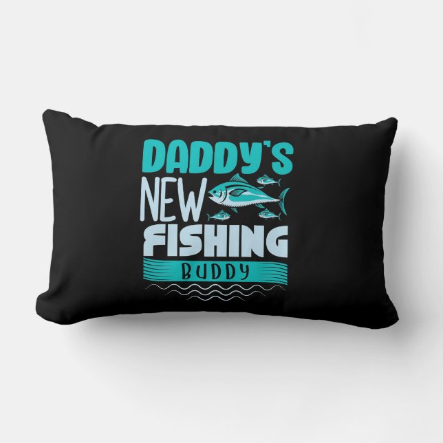 Cojín Lumbar Fisher Daddy New Fishing Buddy (Anverso)