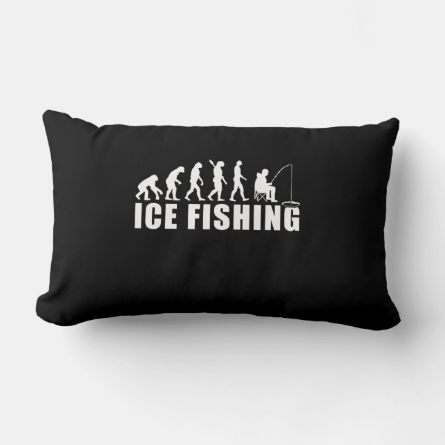 Cojín Lumbar Fisher Ice Fishing Evolution (Anverso)