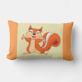 Cojín Lumbar Fizzy la ardilla juguetona