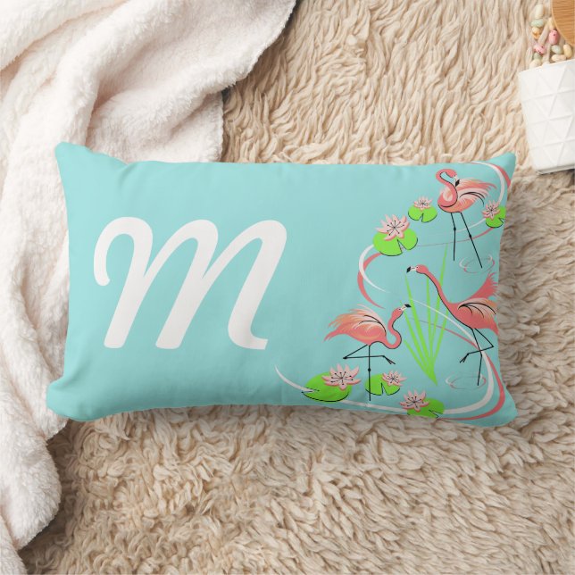 Cojín Lumbar Flamingo Fandango Trio monograma lumbar multi back (Manta)