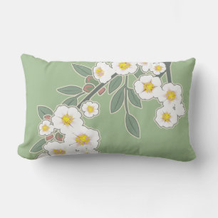 Cojín Lumbar Fleurs Cerise au Printemps