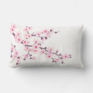Cojín Lumbar Flor de cerezo rosa