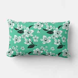 COJÍN LUMBAR FLOR DE CEREZO - SAKURA (MENTA)