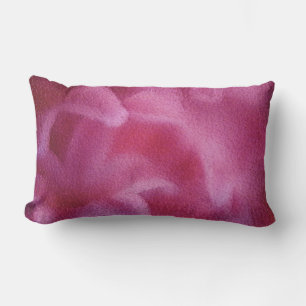 Cojín Lumbar Flor de Lily rosa Arte de pintura - Pillow