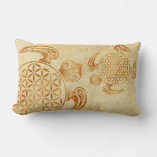 Cojín Lumbar Flor de vida / Blume des Lebens - piedra de tortug