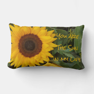 Cojín Lumbar Flor Flower Sunflower Photography Floral Pillow