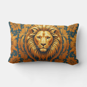 Cojín Lumbar Flor León Lumbar Cushion 33 x 53 Algodón