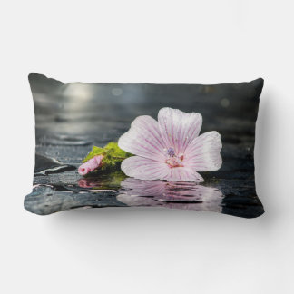 Cojín Lumbar Flor Rosa Delicada