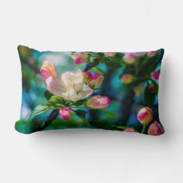 Cojín Lumbar Flor y brotes de arvejas