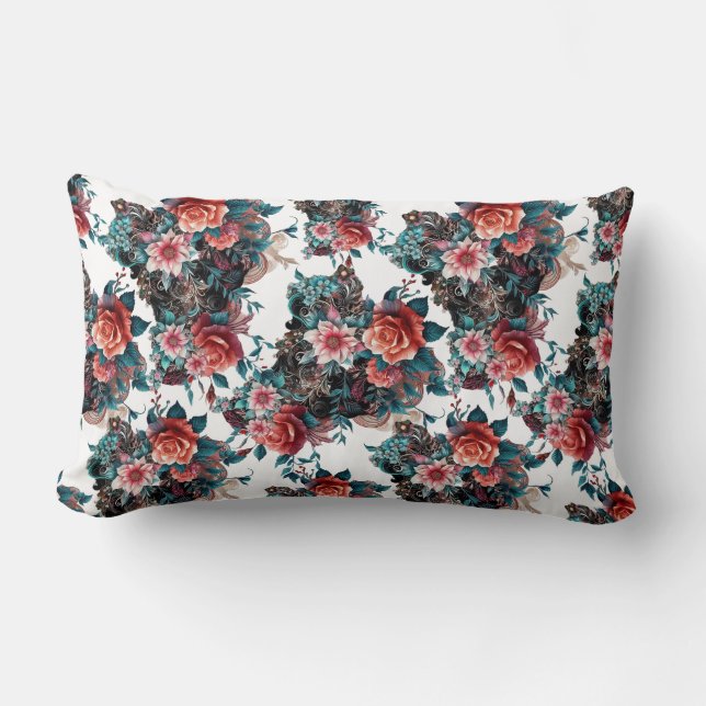 Cojín Lumbar Floral B (Anverso)