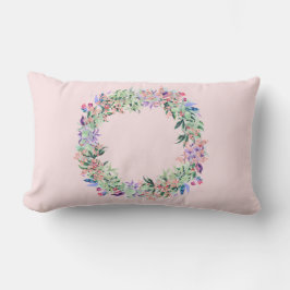 Cojín Lumbar Floral Berries Wreath