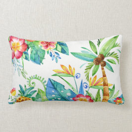 Cojín Lumbar Floral tropical