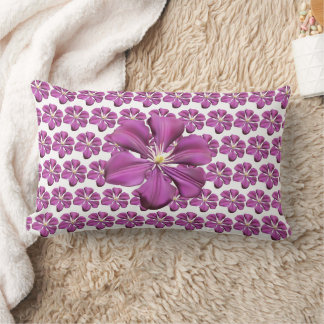 Cojín Lumbar floral vibrante-violeta-florida