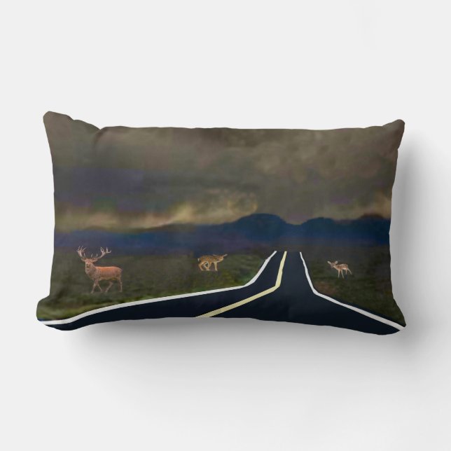 Cojín Lumbar Florecimiento de tormentas (Anverso)