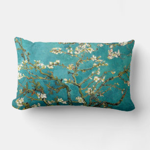 Cojín Lumbar Flores de almendro de Van Gogh Clasicismo Impresio