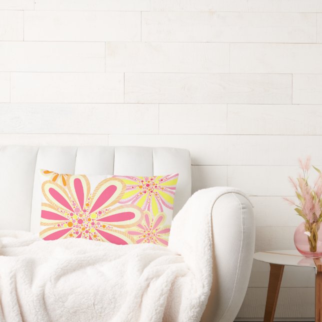 Cojín Lumbar Flores de primavera (Sofá)