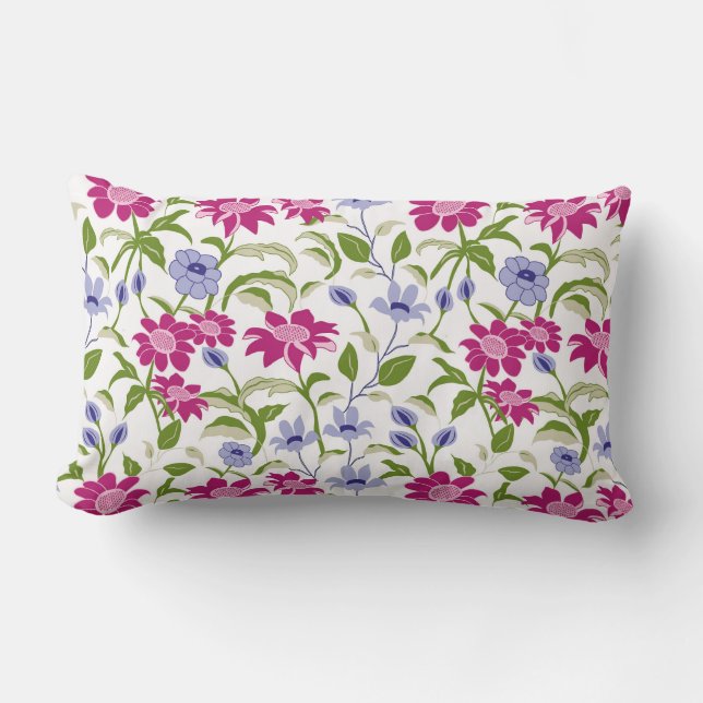 Cojín Lumbar Flores de primavera (Anverso)
