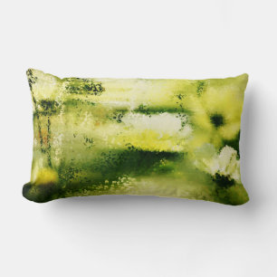 Cojín Lumbar Flores De Sueño En La Lluvia 4 - Pintando Pillow A