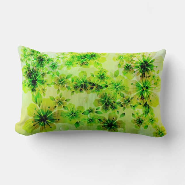 Cojín Lumbar Flores de verano - Pillow (Anverso)