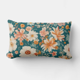 Cojín Lumbar Flores Delicadas Increíbles