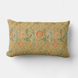 Cojín Lumbar Flores doradas decorativas