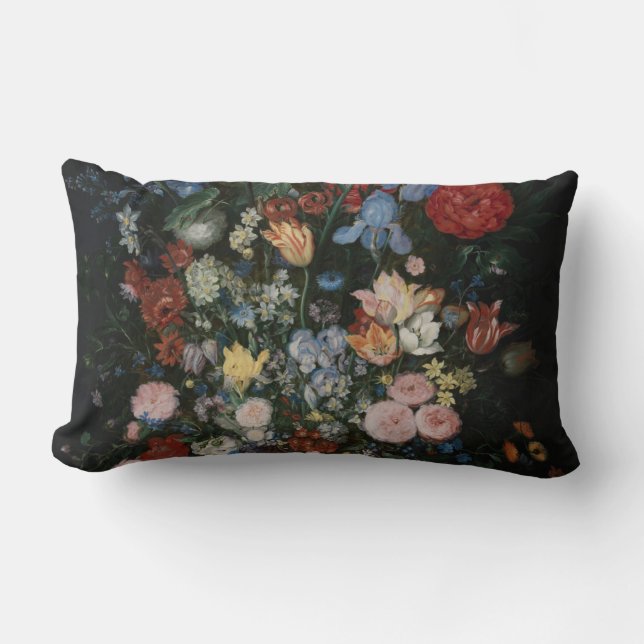Cojín Lumbar Flores en una vara - Jan Brueghel (Anverso)