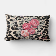 Flores Modernas Y Cuidadas En Leopard Print-Person