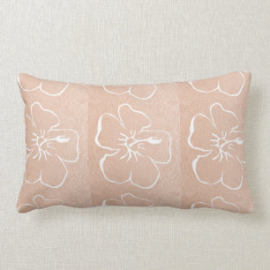 Cojín Lumbar Flores: Oro blanco de n