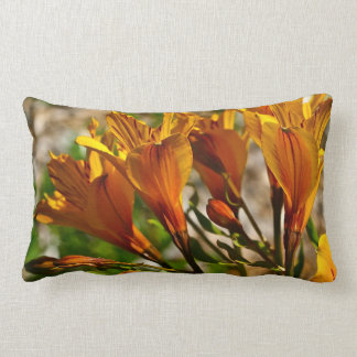 COJÍN LUMBAR FLORES SALVAJES ANARANJADAS DE LA PRIMAVERA