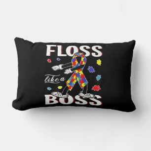 Cojín Lumbar Floss Como Un Jefe De Baile Con Awaren De Autismo