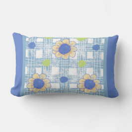 Cojín Lumbar Flower Throw Pillow