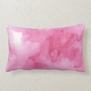 Cojín Lumbar fondo colorido de la acuarela para sus 2