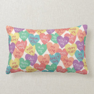 Cojín Lumbar Fondo de la forma del amor