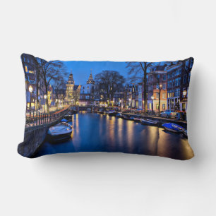 Cojín Lumbar Fondo de pantalla de Amsterdam de noche-67657