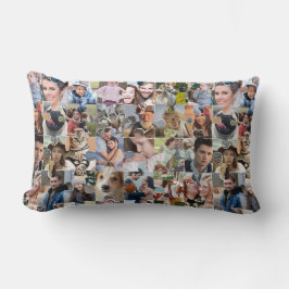 Cojín Lumbar Forma de rompecabezas del Personalizado del Collag