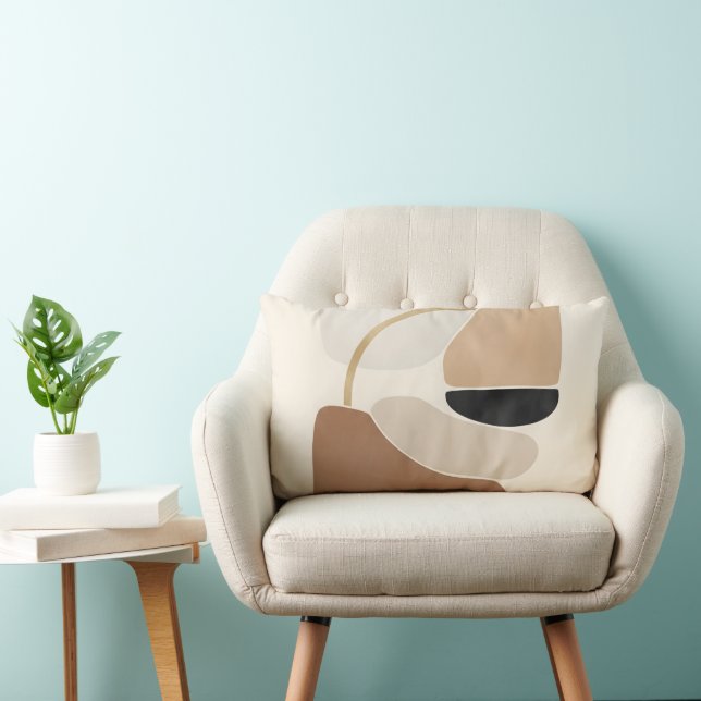 Cojín Lumbar Formas abstractas neutrales | Bella Artes mínimo m (Silla)