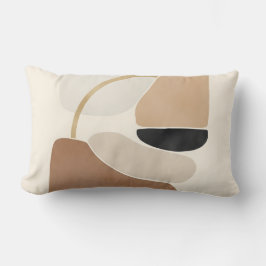 Cojín Lumbar Formas abstractas neutrales | Bella Artes mínimo m