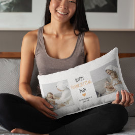 Cojín Lumbar Foto de colección moderna Feliz Día de Acción de G