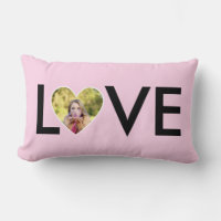 Foto de personalizado en marco de corazón rosado p