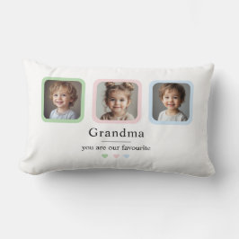 Cojín Lumbar Foto personalizada de la abuela | Regalo personali