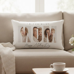 Cojín Lumbar Foto Personalizada DIA DE LA MADRE