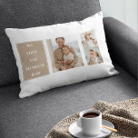 Cojín Lumbar Fotografía de colección moderna y los regalos de p<br><div class="desc">Los regalos de "Amamos a Papá" son regalos reflexivos y conmovedores que celebran el amor y aprecio por los padres. Estos regalos se entregan a menudo en ocasiones especiales como el Día del Padre, cumpleaños o cualquier día que quieras expresar gratitud por el amor y apoyo de tu padre. Hay...</div>
